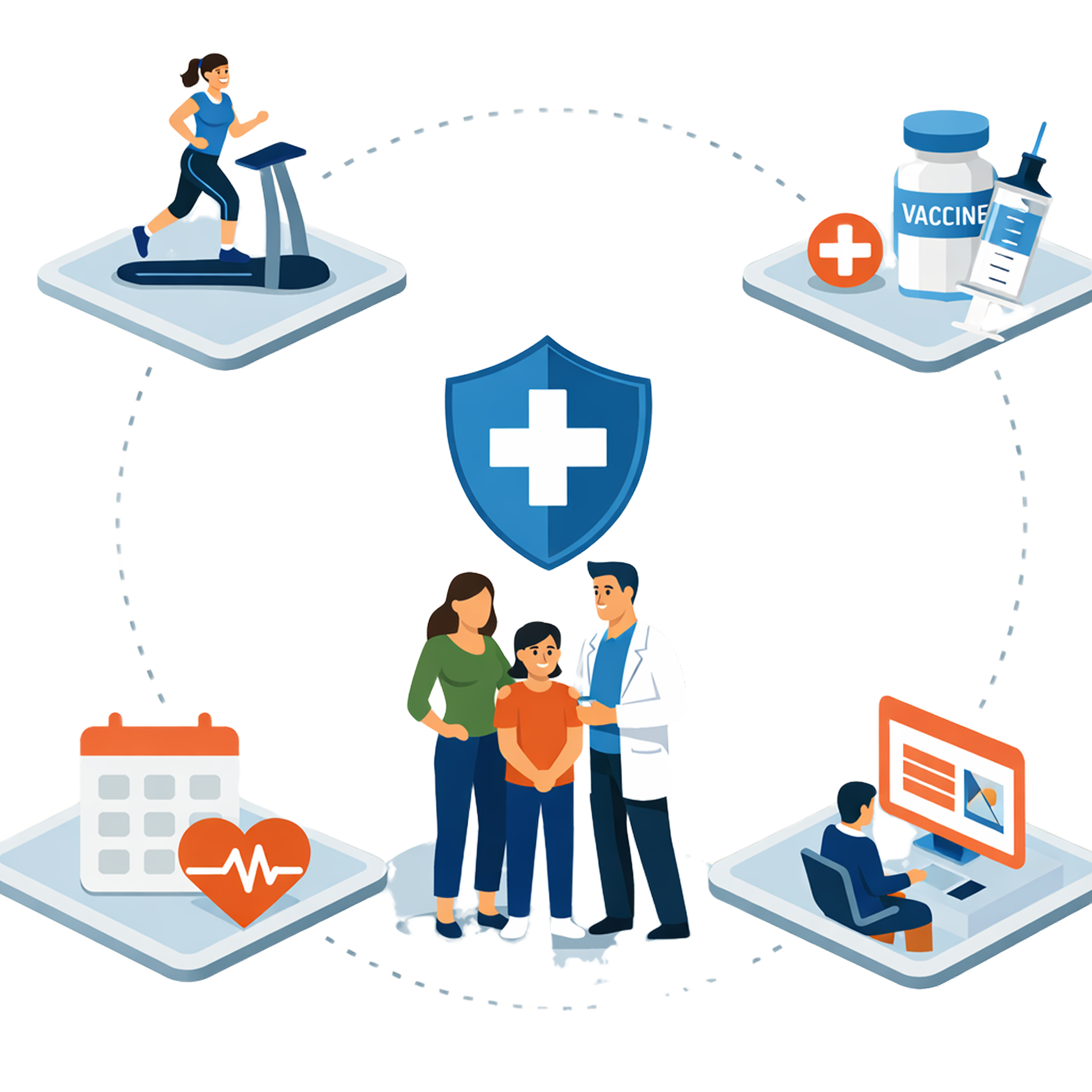 Healthcare Dashboard Illustration