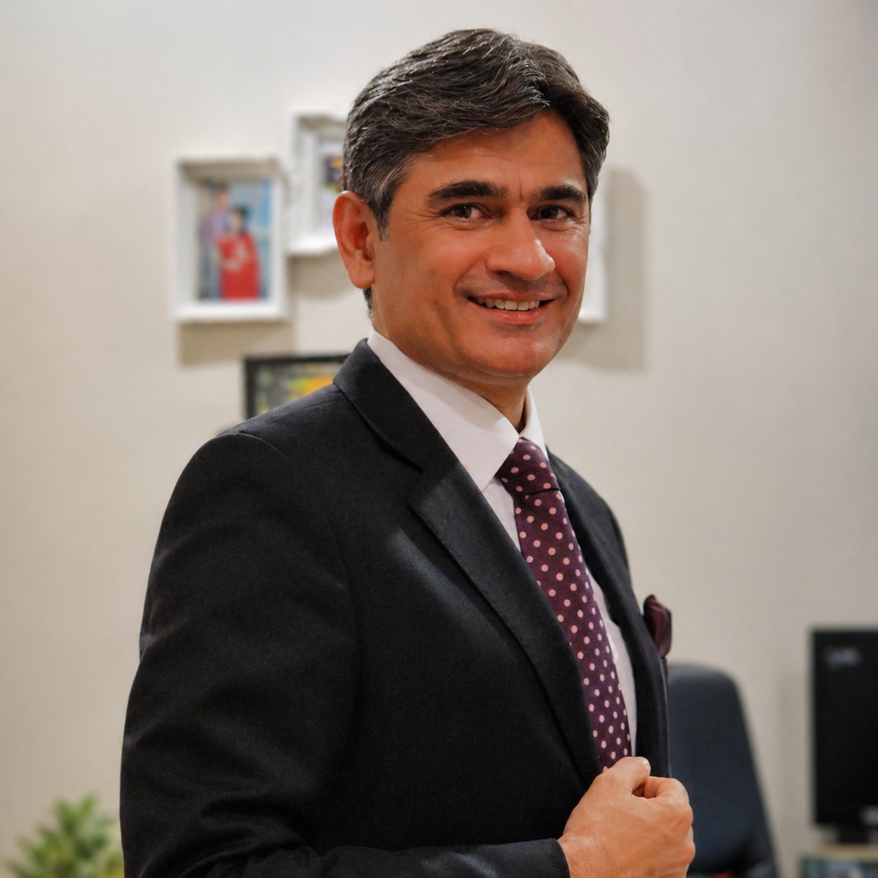 Portrait of Dr. Rahul Verma, Co-founder of NanoHealth